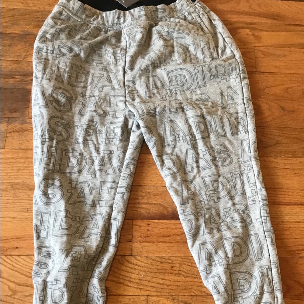 adidas athletics boyfriend pant heather grey